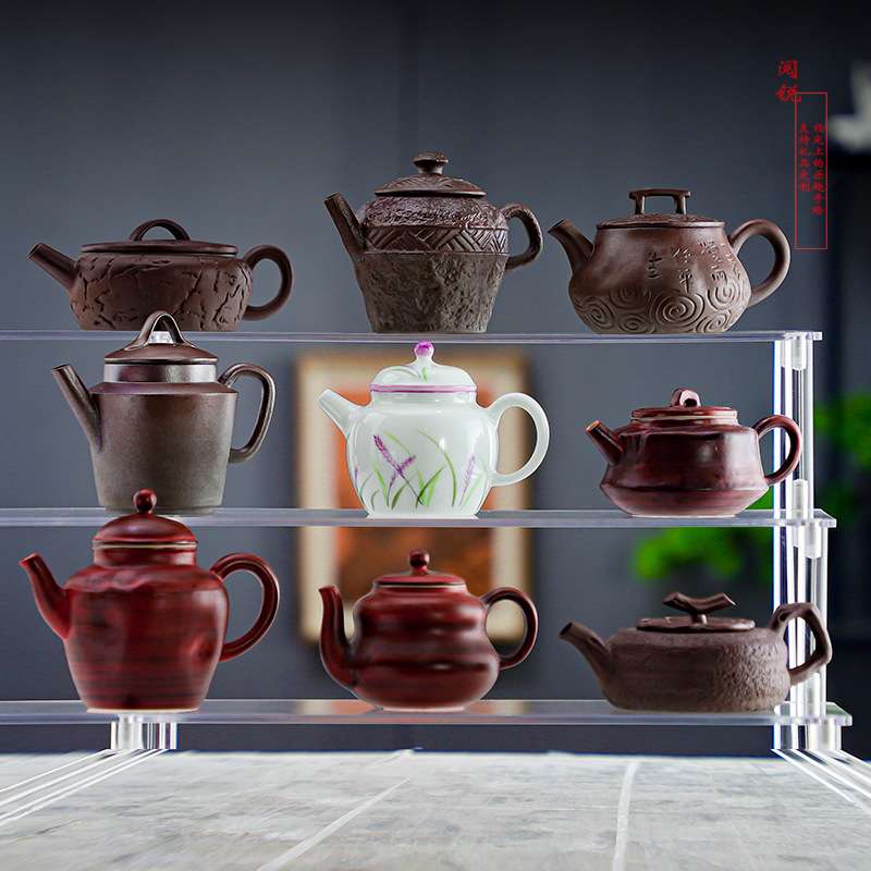 阅锐诧寂风柴烧竹编壶老岩泥复古茶壶茶具泡茶壶创意冲茶器家用壶