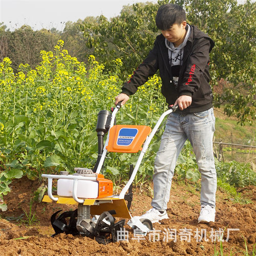外贸供四冲程微耕机小型开沟新款耕地翻土农具耕田松土犁地旋耕机