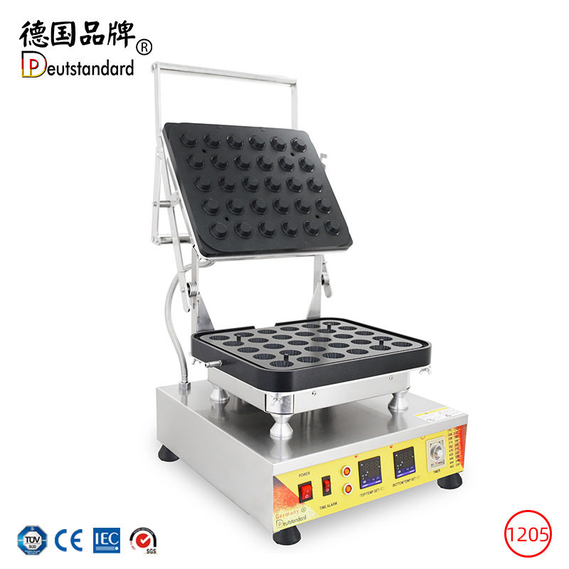 商用蛋挞皮设备流心芝士挞壳机器电热30孔经典波浪圆形蛋挞皮机