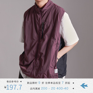AWT23SS 秋冬轻薄速干通勤 山系户外拼接宽松透气背心马甲男女