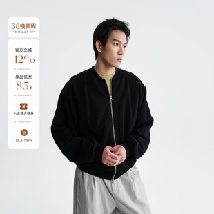 AWT 26SS 〔360G净面毛圈布〕立领宽松堆堆袖卫衣外套