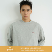 AWT25AW TEE男女同款 260G纯棉双纱 简约百搭基础印花宽松长袖