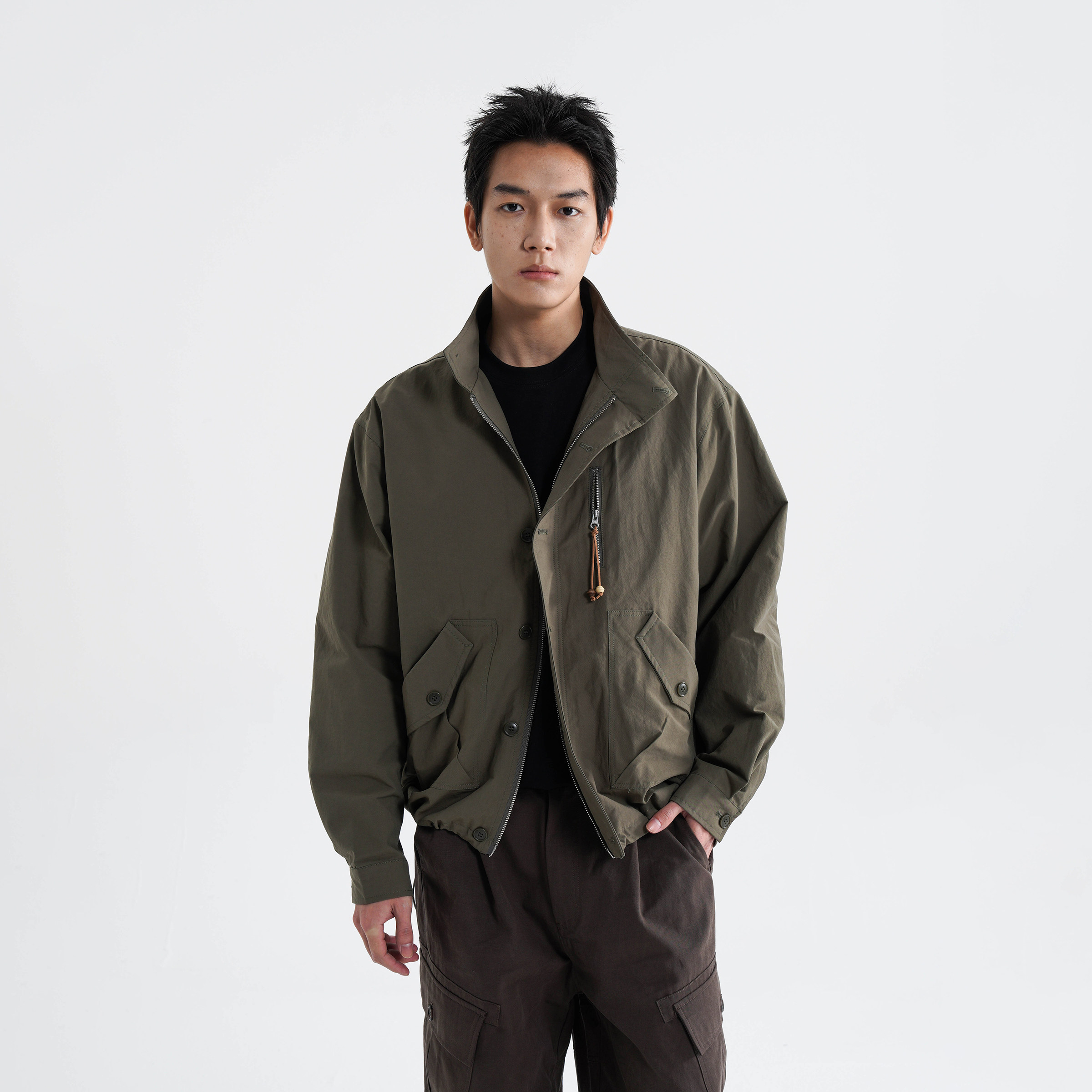 AWATINNE工装外套宽松中性夹克349元