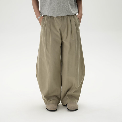 简约分割休闲四季气球裤