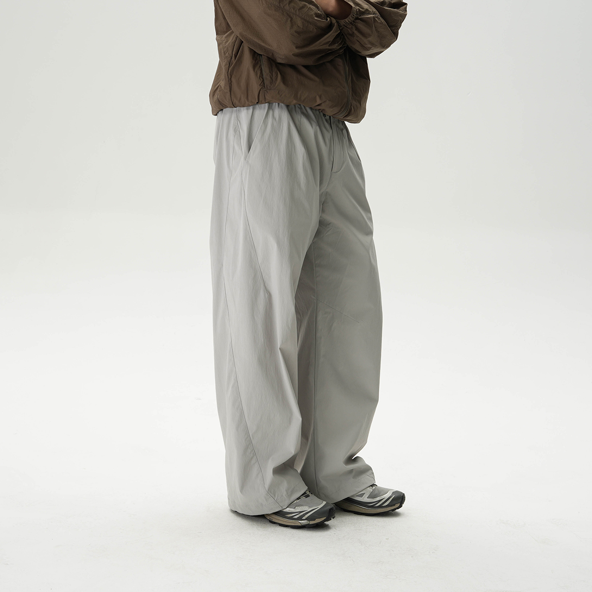 吸濕排汗功能不規則剪裁速干長褲