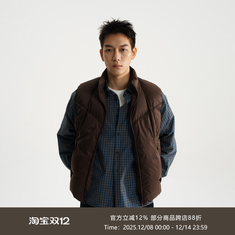 90白鸭绒分割设计羽绒马甲