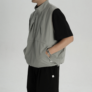 马甲男女 纯色百搭分割造型速干背心短款 AWT24SS 思高洁吸湿排汗