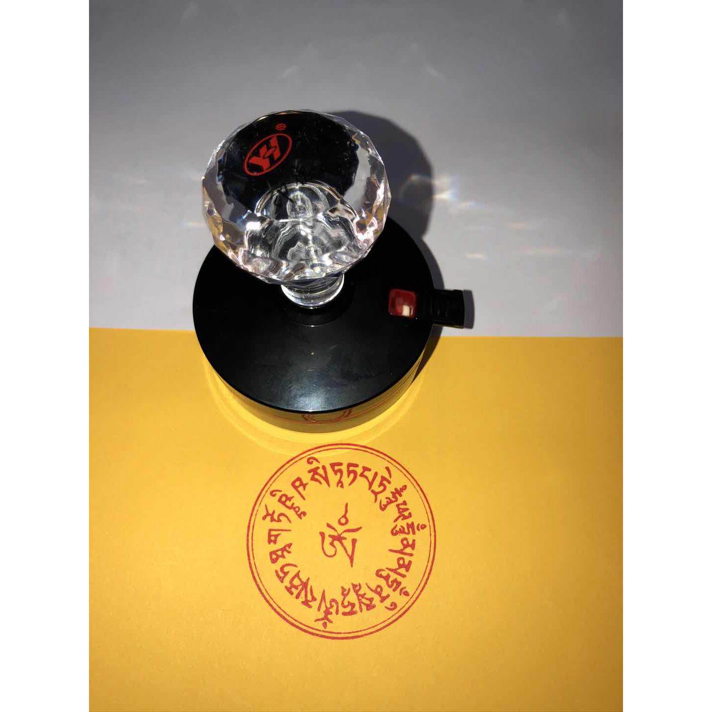 大白伞盖咒轮印 印章印版 直径50mm 大白伞盖佛母咒轮 可定制