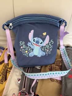 刺绣环保袋购物袋尼龙ball 新款 春季 可斜挎 迪士尼水桶包