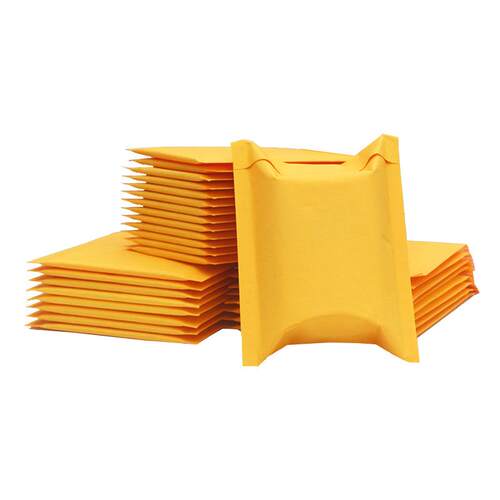 牛皮气泡泡沫袋防震袋快打包袋自粘黄色信递纸封袋YRK加厚防震