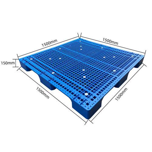 塑料盘物流塑胶15WNL15网格大九叉板车托盘仓库防潮垫脚塑托料卡