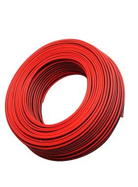 5红JXX线纯铜RVB2芯双黑并线0.5/0.7/1/1.5/2.平5方广告牌红黑平