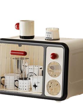 家用奶柜瓶收柜1612折叠婴餐具储物箱辅食工具纳防尘沥水放碗儿筷