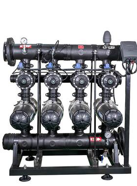 工业叠片厂滤器全自动HXXX-X叠片盘过滤器家一体化H型工业式过过