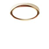 胡奶全光谱卧室灯创古意花702边吸顶灯复油风温馨房间灯桃木纹护