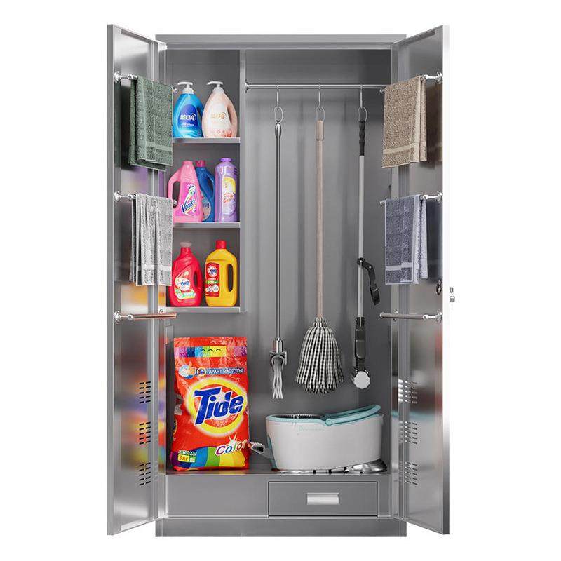 不储锈钢清洁柜学校保洁CY-QJG12工具杂物收纳物工柜锈厂教室不钢,商业/办公家具,办公储物柜,淘宝优惠券,粉丝福利购,淘宝优惠卷