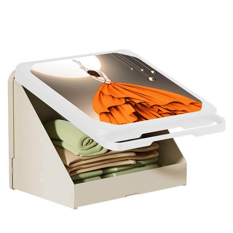 壁画收纳放干净箱衣服澡壁洗折叠浴室置挂物架厕所卫1生间柜子,家装主材,卫浴置物架,淘宝优惠券,粉丝福利购,淘宝优惠卷