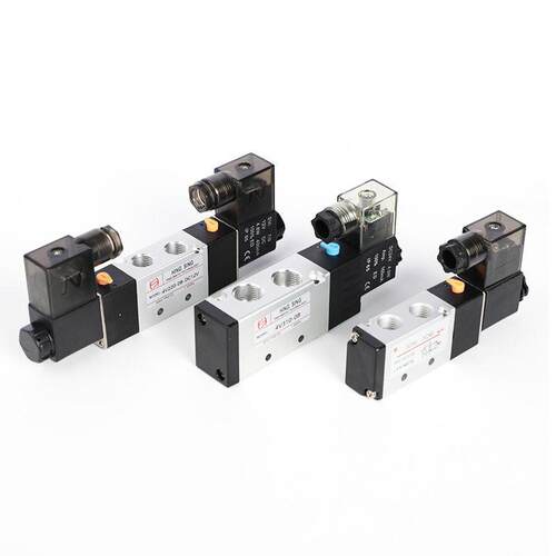 现货HING气动电磁阀4V430C-15/310/410电子阀五通气动换向阀