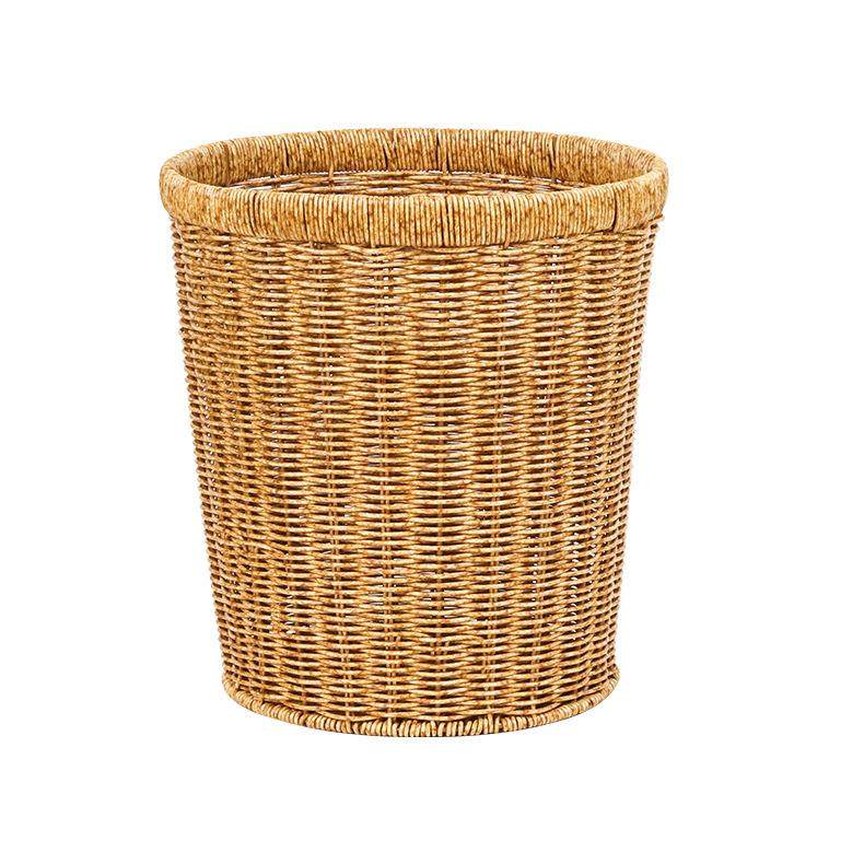 新筐款防锈铁线固仿藤收纳家手居客加房垃HT002圾桶工仿藤编织篮,收纳整理,脏衣篮,淘宝优惠券,粉丝福利购,淘宝优惠卷