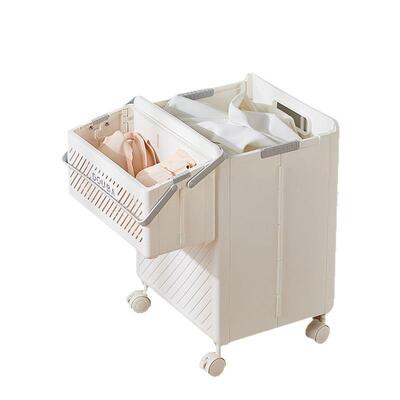 脏衣篓可折叠家用卫间浴高颜值衣大容量洗蓝9808子脏衣室蓝推生车