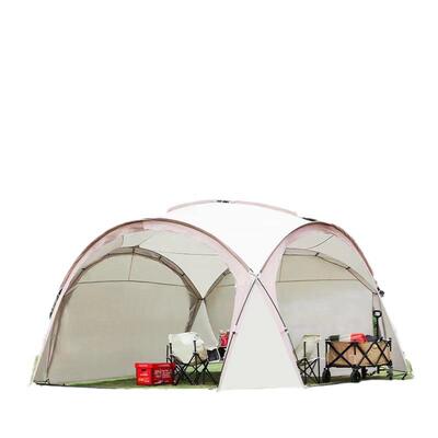 工厂货户外露营折叠帐篷遮穹顶天幕多人阳晒防防雨001凉棚沙现滩