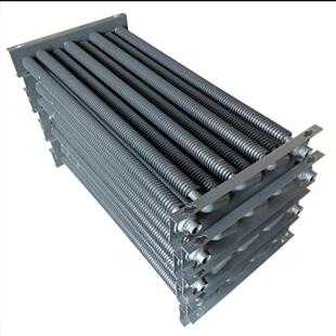 高频焊翅片气片焊接法兰温室花暖卉大棚镀冷锌绕管翅片管暖气片