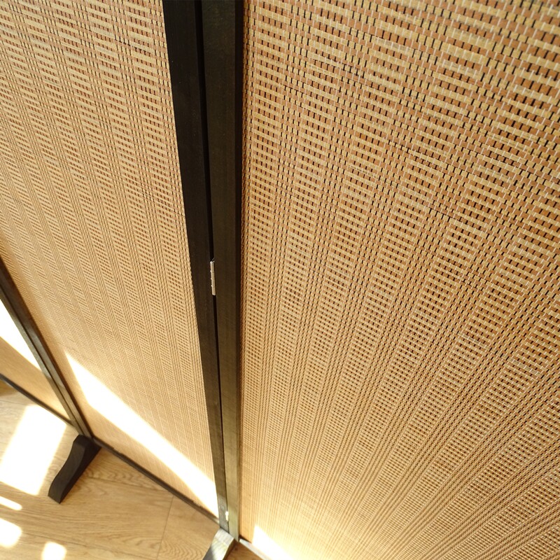 屏风隔断入户玄关实木竹子复古屏障中式现代室内客厅茶室简约遮挡