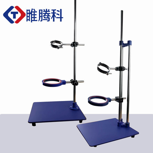 三立杆平板支架特大号400*350mm固定架1m1200mm1.5m柱形滴定台层