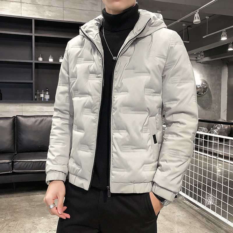 New Kuki high-pile down jacket 2024 winter short style new men's workwear down jacket trendy slim and handsome