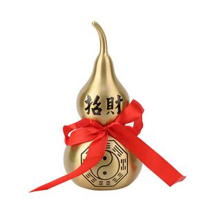 源头厂家铜葫芦摆件葫开盖葫92芦拉丝八卦葫开芦口铜葫芦福字芦