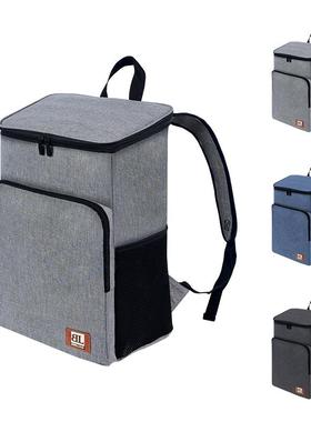 严选温保双肩户外野包营防水野餐包冷大容量2347背包PEVA冰包包