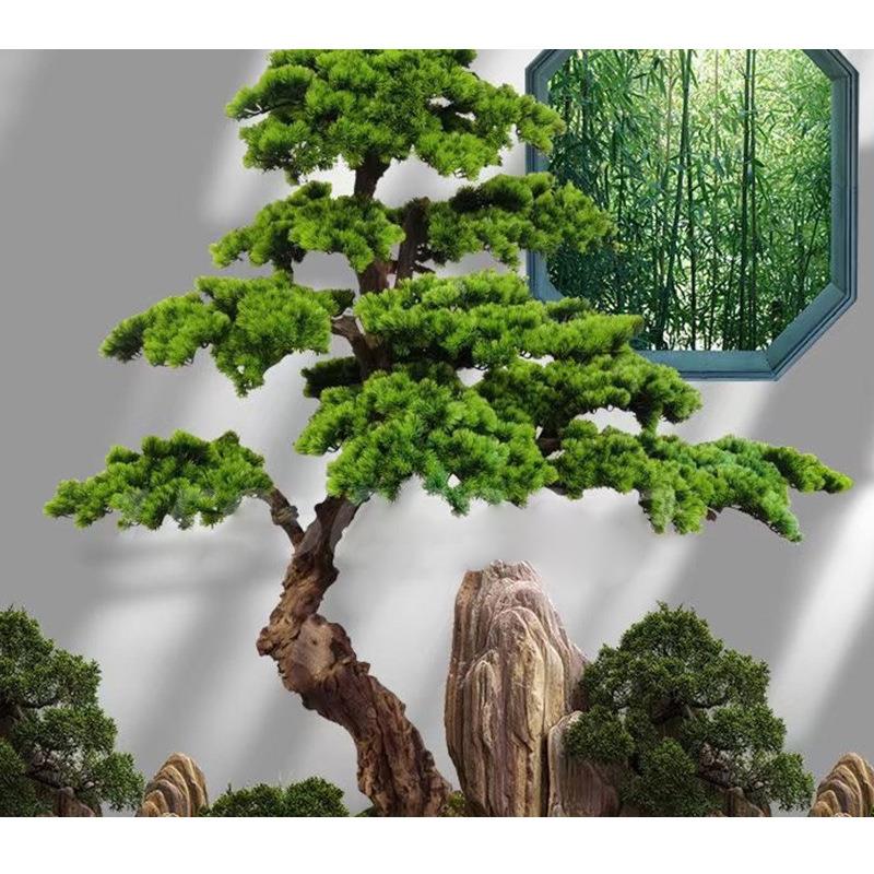 玻璃钢仿真松树造型各异假松树园林盆景装饰造型树绿化装饰松树
