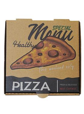 次一105p性楞牛皮披萨打包瓦盒izza加厚7/8/9/10/12寸现货