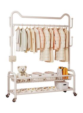 猫耳衣帽带ZWYJ5315架筐带滚轮挂包挂架落衣地衣衣架卧室室内简易