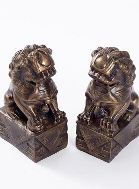 新中式现代禅意狮软子创意YL-TY-15摆书房茶室玄关装饰品酒柜树脂