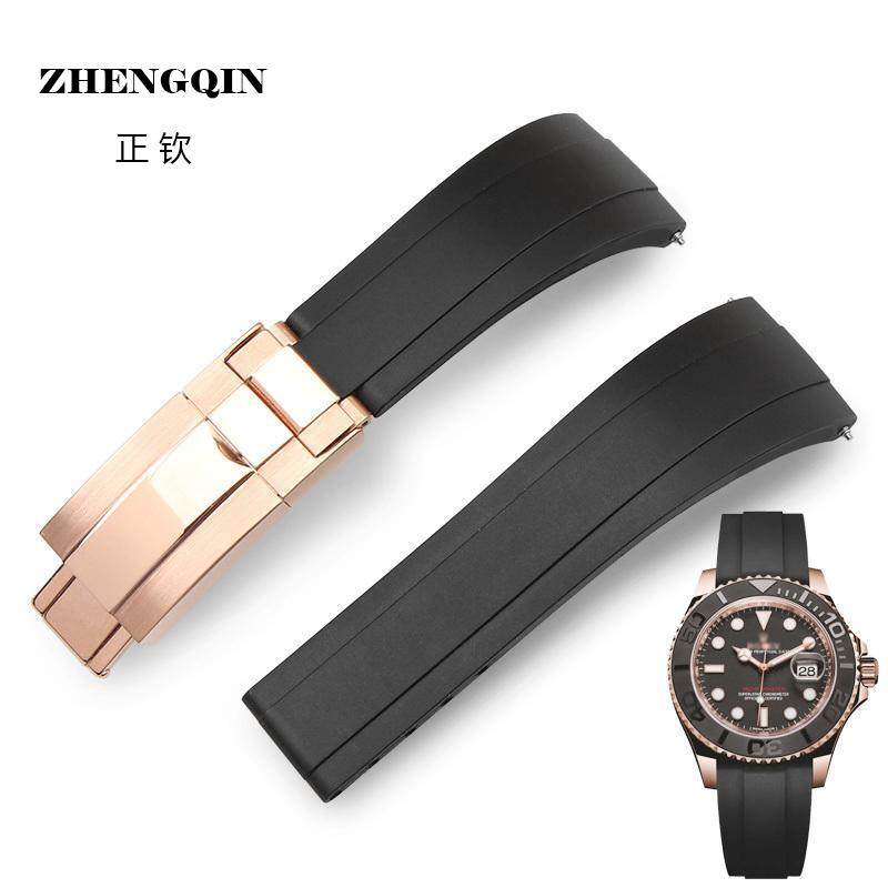 正钦橡胶表带 男士手表带 适配劳力士新款游艇名仕型116655表带20
