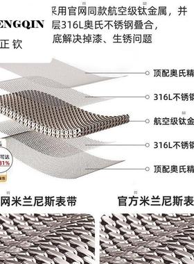 适用苹果applewatch手表表带iwatch米兰尼斯官方同款s10手表带app