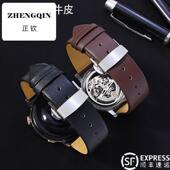 适用华为fit1 表带 fitnew男女专用超薄小牛皮男女款 3表带watch