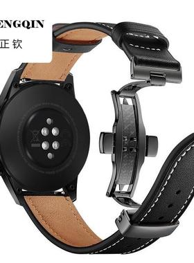 适用华为手表GT2pro表带watch手表gt智能46荣耀magic2女GT3蝴蝶扣