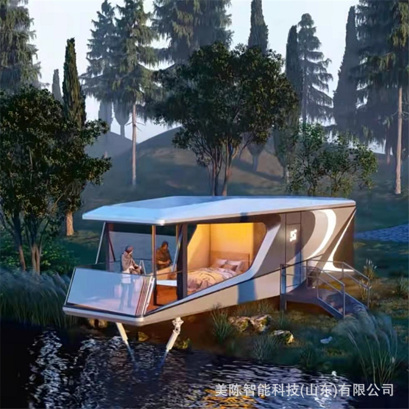 网红铝合金户外使用景区婚纱拍摄道具创意住宿景区太空舱民宿