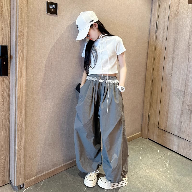 女童夏套装2025新款洋气女孩