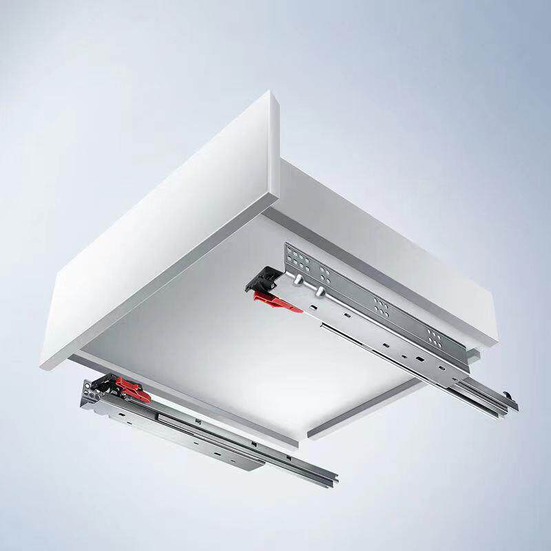 悍高higold抽屉托底滑轨三节全拉出隐藏轨道静音缓冲阻尼滑道