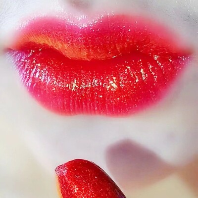 包砂夹心珠光口红不沾杯不掉色秋冬滋润紫砂红血凤凰亮晶晶蜜桃粉