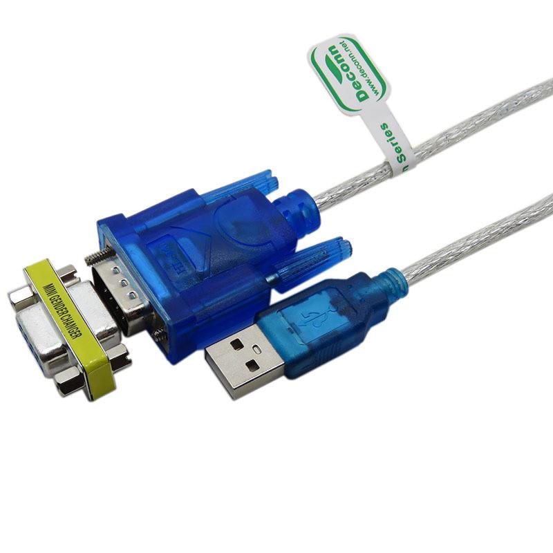 USB转rs232串口线一拖4多窜口电脑连LED显示屏控制卡转接线
