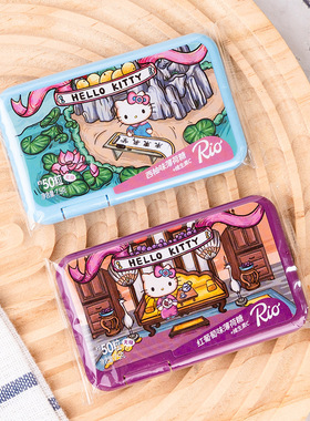 Rio无糖薄荷糖HelloKitty联名款三丽鸥国潮水果糖接吻糖清新口气