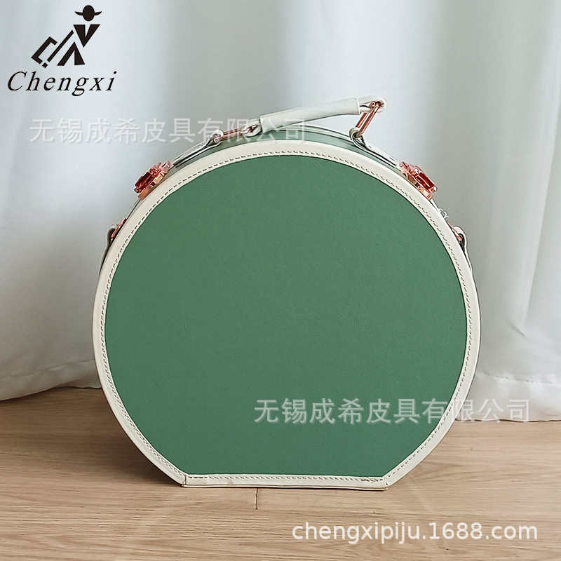 复古万向轮拉杆行李箱多功能迷你化妆彩礼箱20寸登机密码旅行箱