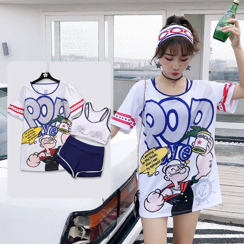 泳衣女士分体保守遮肚显瘦2026新款爆款大码胖mm三件套泡温泉泳装