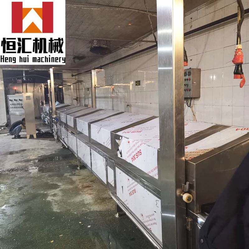 山东自营不锈钢肉丸生产线新款鸡丸子全自动成型蒸煮加工成套设备