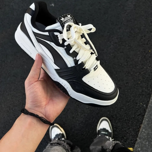 LiNing李宁 月白逐梦主题 防滑耐磨低帮小白鞋男款春秋冬季板鞋子