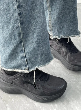 李宁悠然跑步鞋男鞋2025新款网面透气通勤百搭休闲慢跑鞋ARSV027